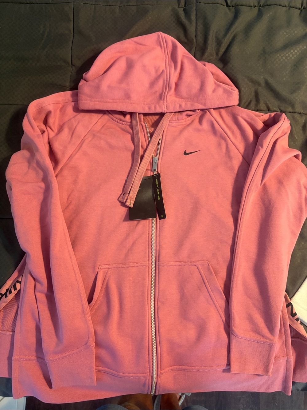 Nike Women's Pink Zip-Up Hoodie Jacket